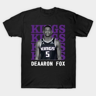 Sacramento Kings DeAaron Fox 5 T-Shirt